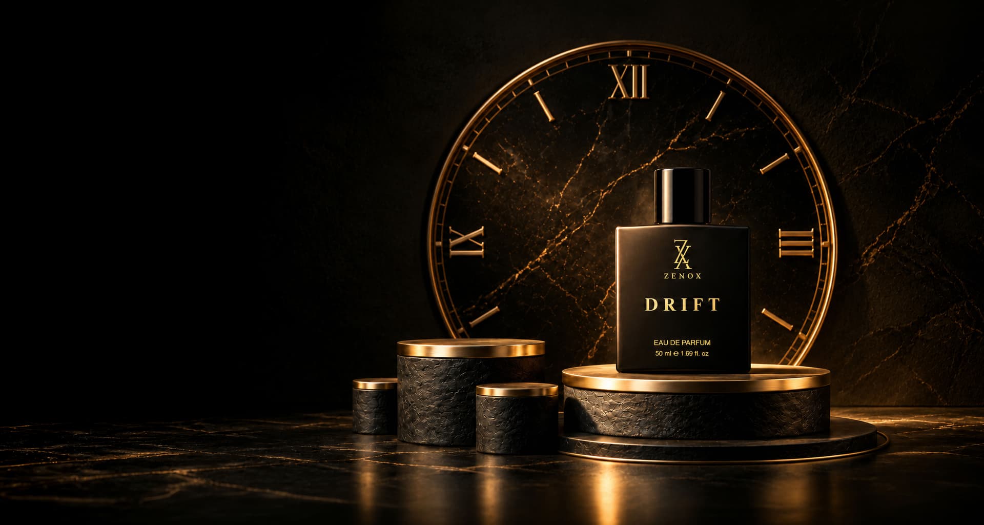 Zenox Drift eau de parfum bottle
