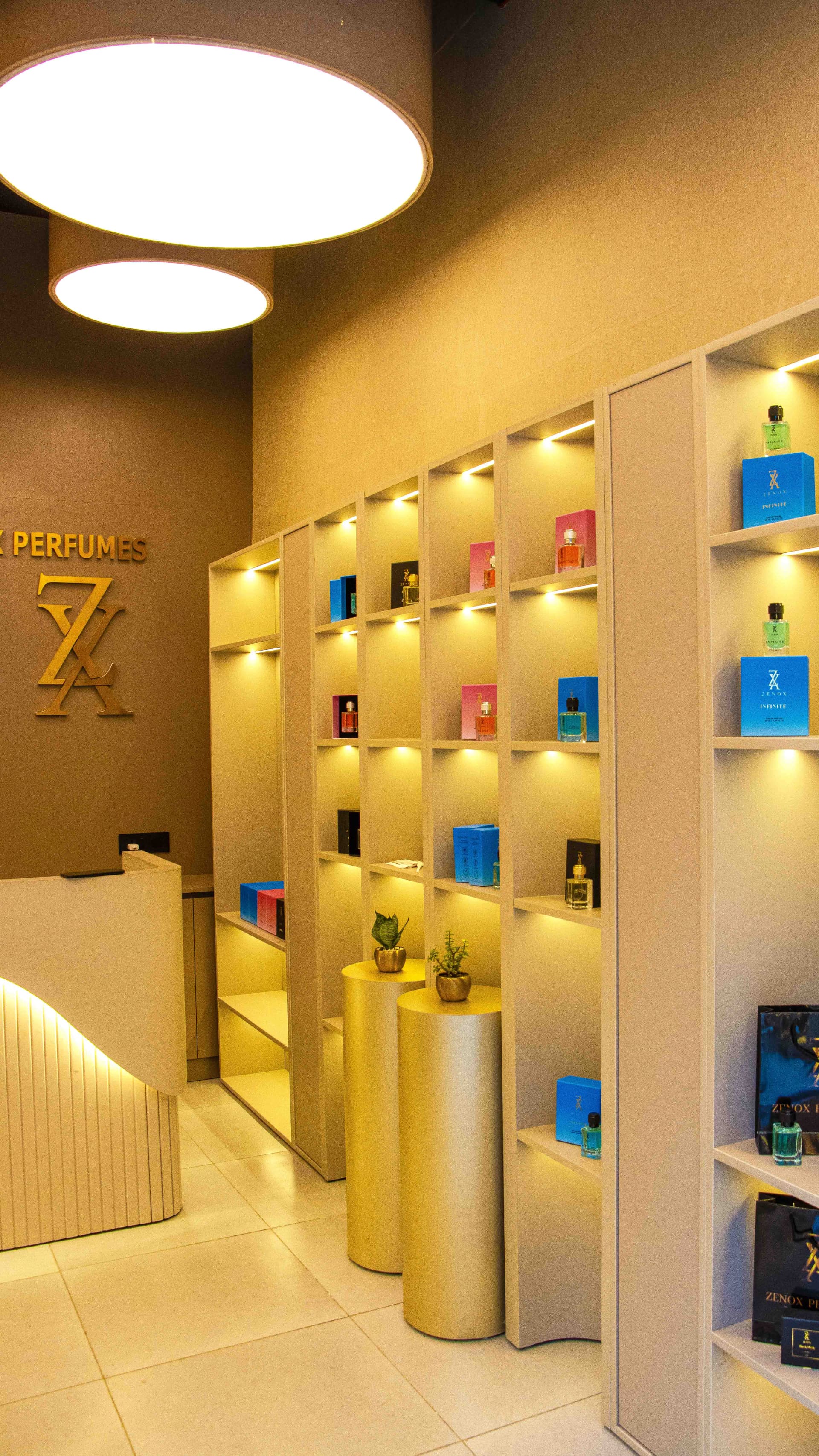 Zenox fragrance counter